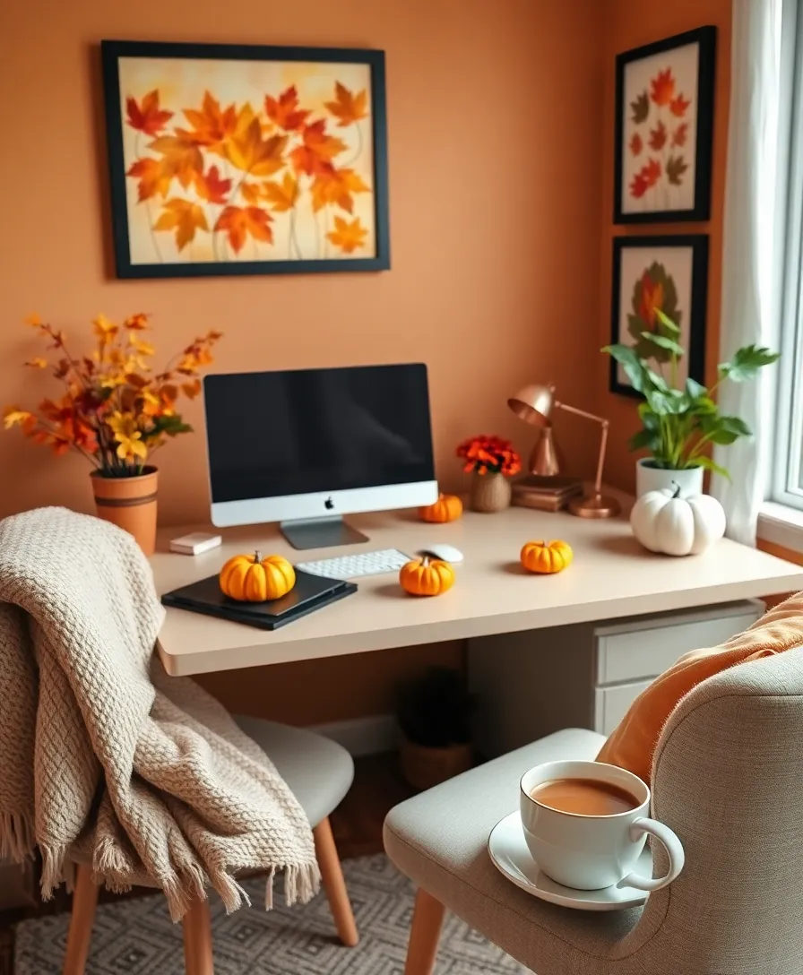 15 Home Office Decor Ideas That'll Boost Your Productivity Instantly! - 15. Seasonal Decor Updates