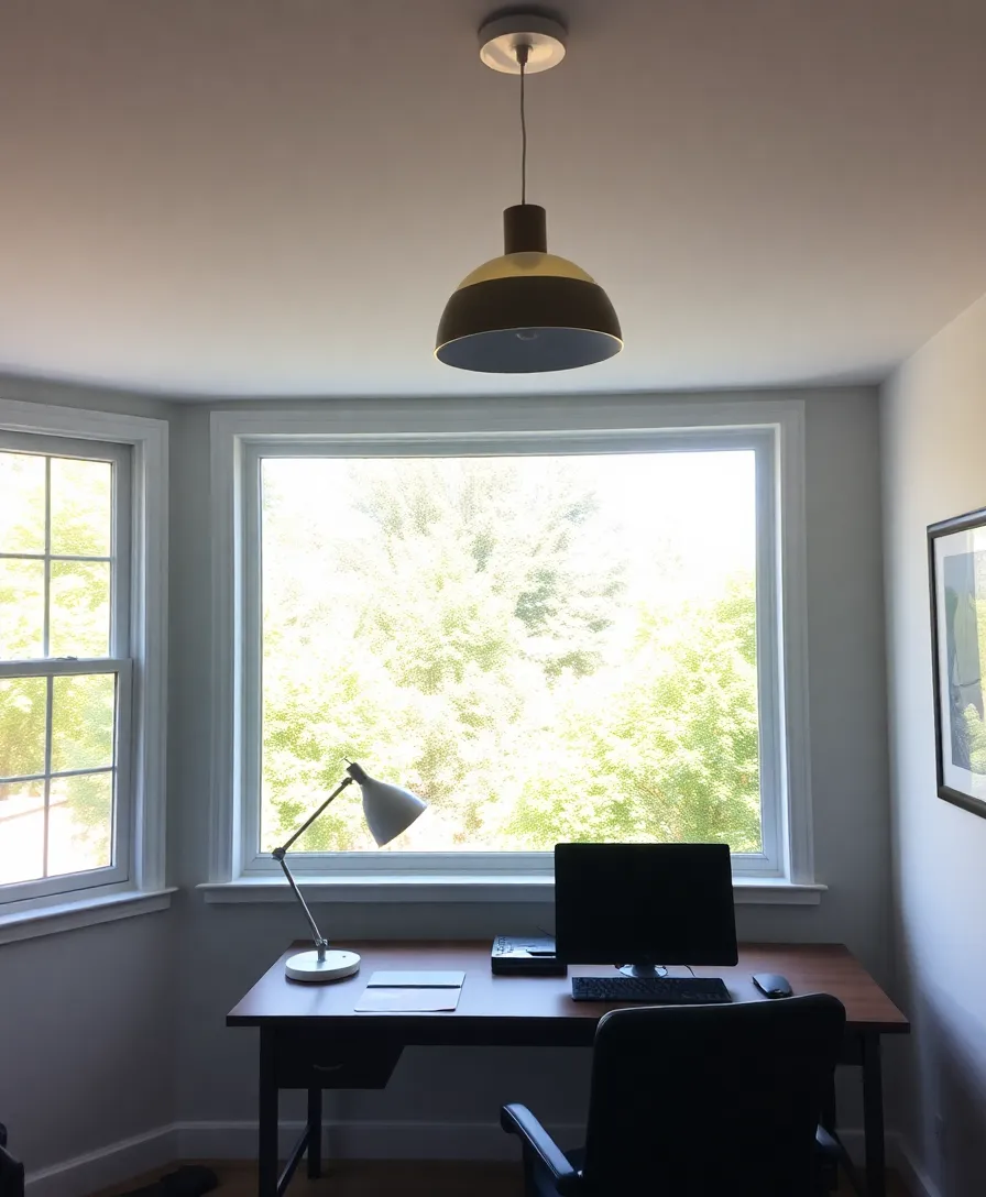 15 Home Office Decor Ideas That'll Boost Your Productivity Instantly! - 9. Bright Lighting Options