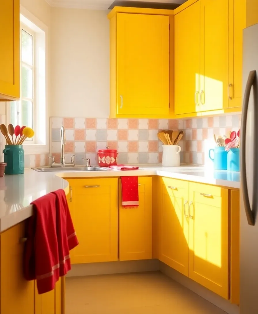 22 Stunning Kitchen Decor Ideas to Make You Fall in Love with Cooking Again (Wait Until You See #10!) - 1. Bright and Cheerful Color Palettes