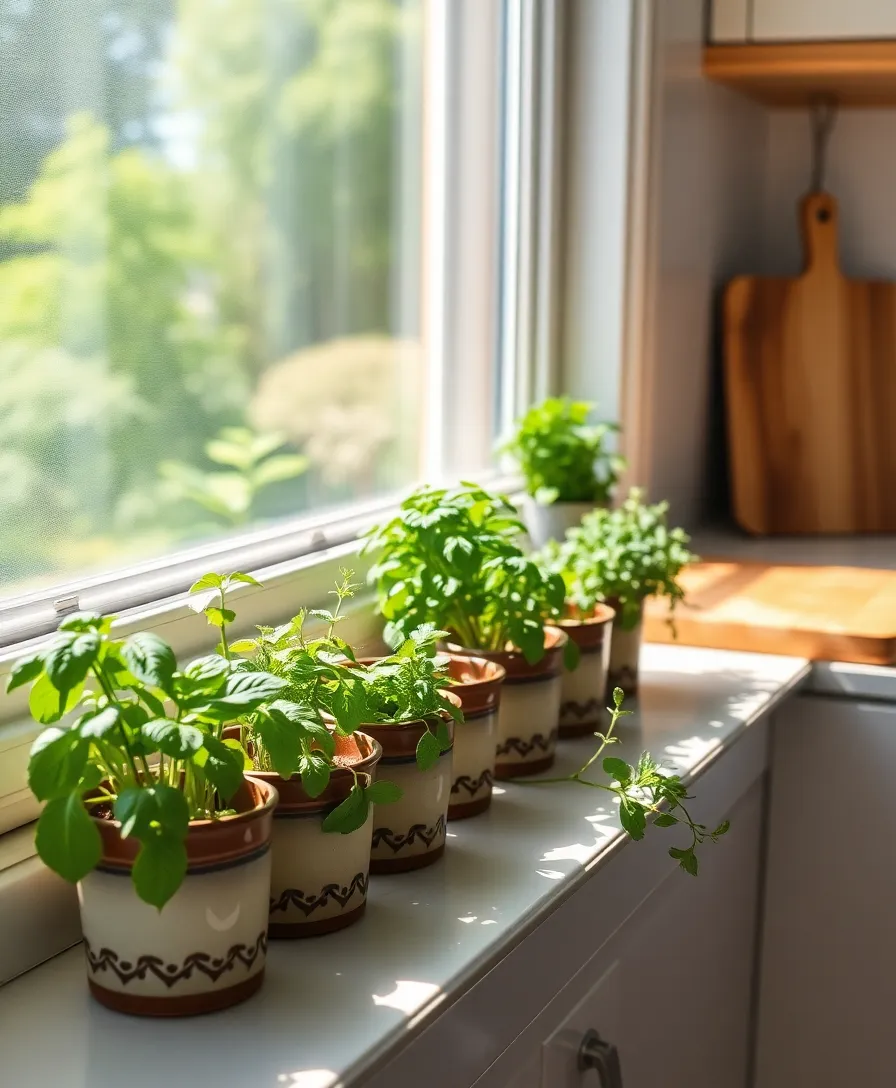 22 Stunning Kitchen Decor Ideas to Make You Fall in Love with Cooking Again (Wait Until You See #10!) - 5. Herb Gardens for Freshness