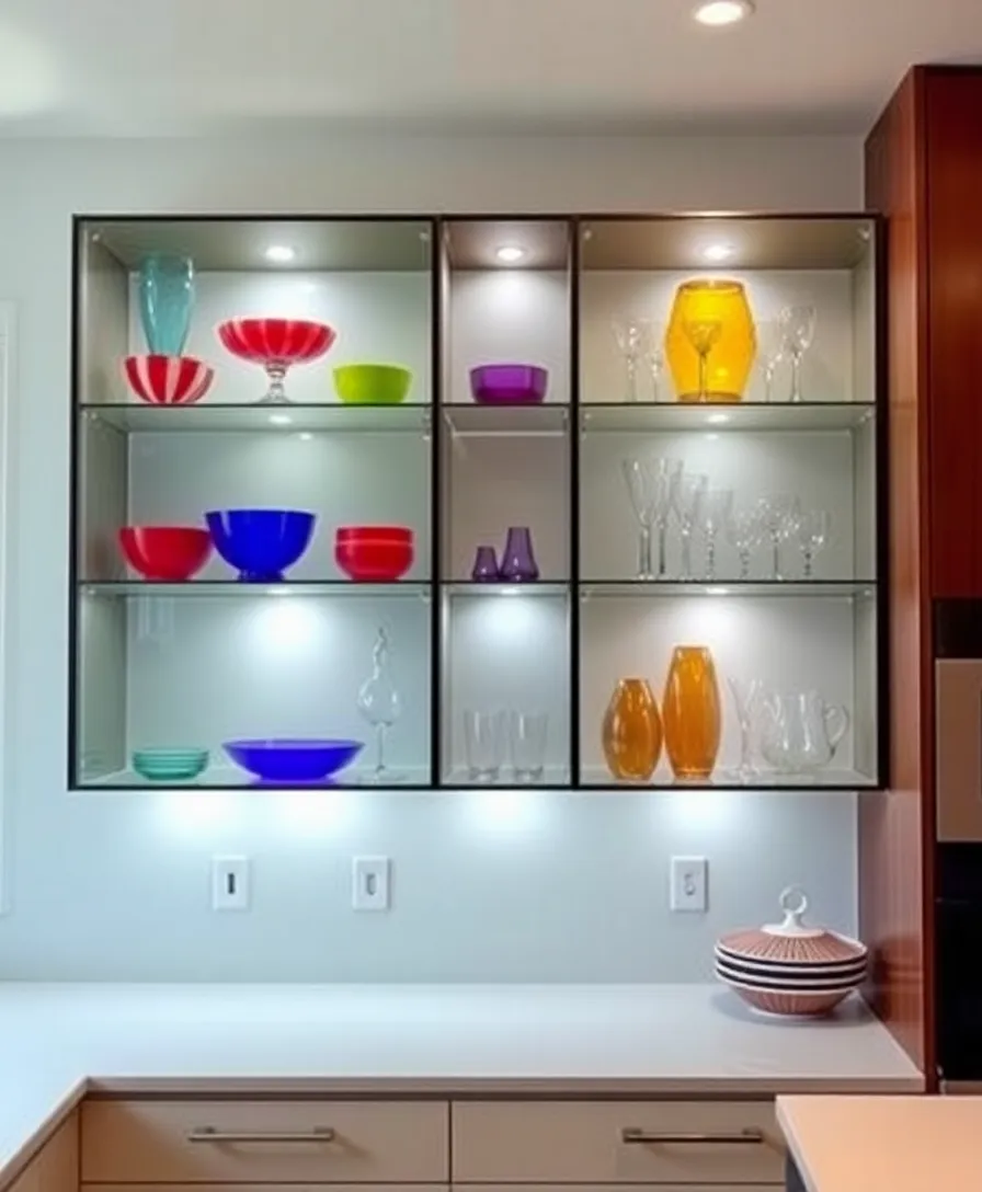 22 Stunning Kitchen Decor Ideas to Make You Fall in Love with Cooking Again (Wait Until You See #10!) - 16. Glass Cabinetry