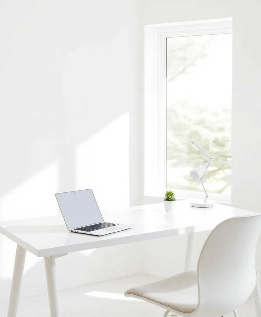 15 Home Office Decor Ideas That'll Boost Your Productivity Instantly! - 1. Minimalist Desk Setup