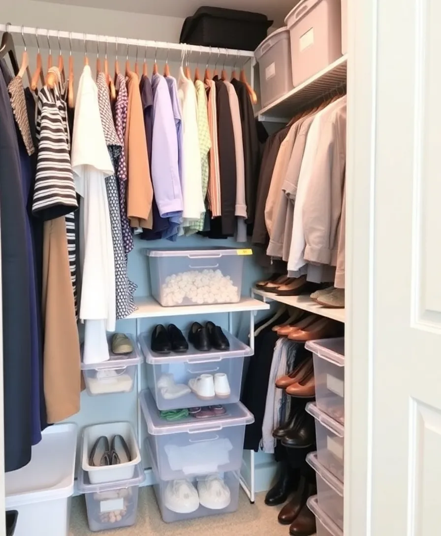 18 Small Room Hacks That'll Make Every Inch Count (Wait Until You See #5!) - 17. Maximize Closet Space with Organizers