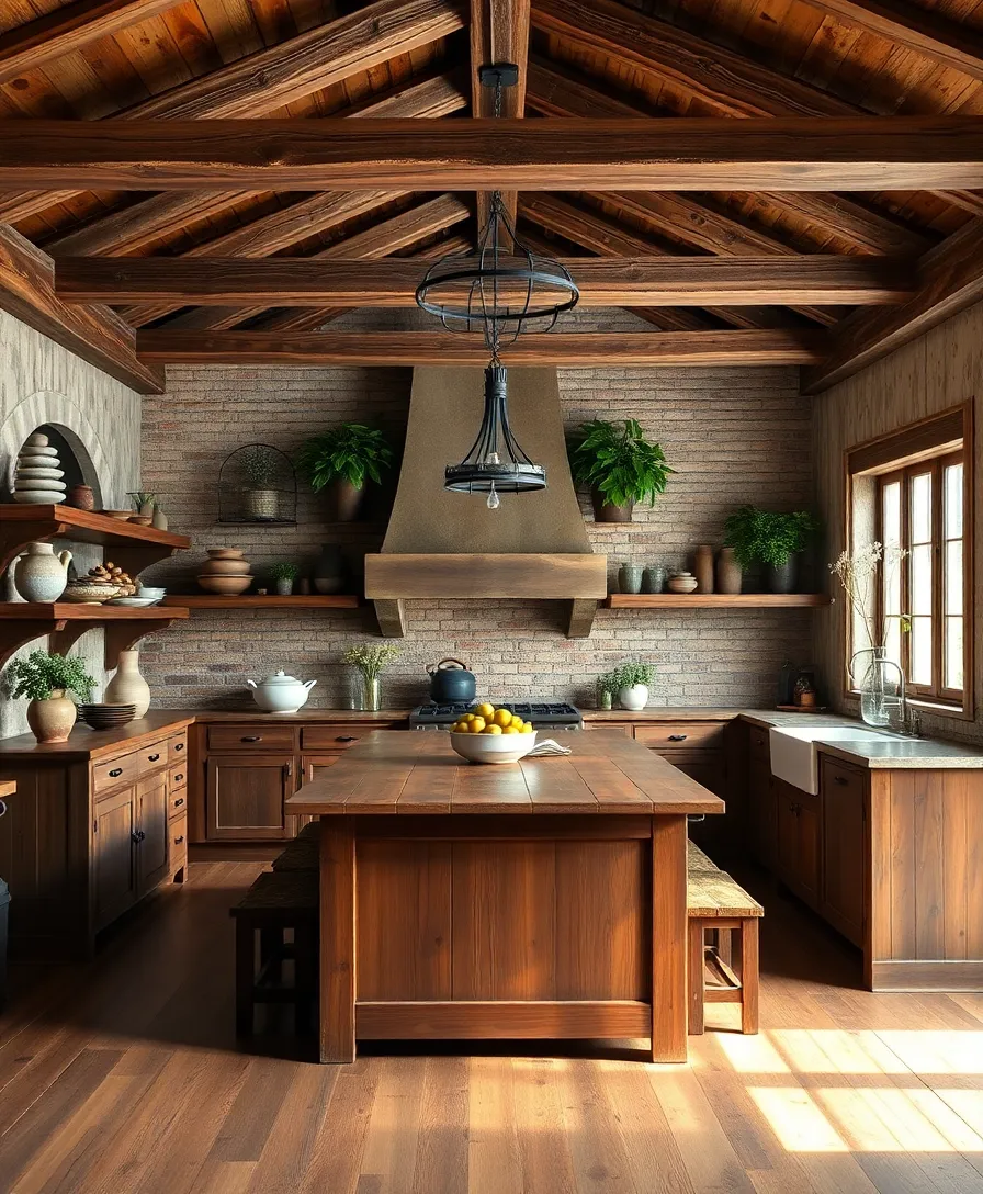 22 Stunning Kitchen Decor Ideas to Make You Fall in Love with Cooking Again (Wait Until You See #10!) - 7. Rustic Wood Accents