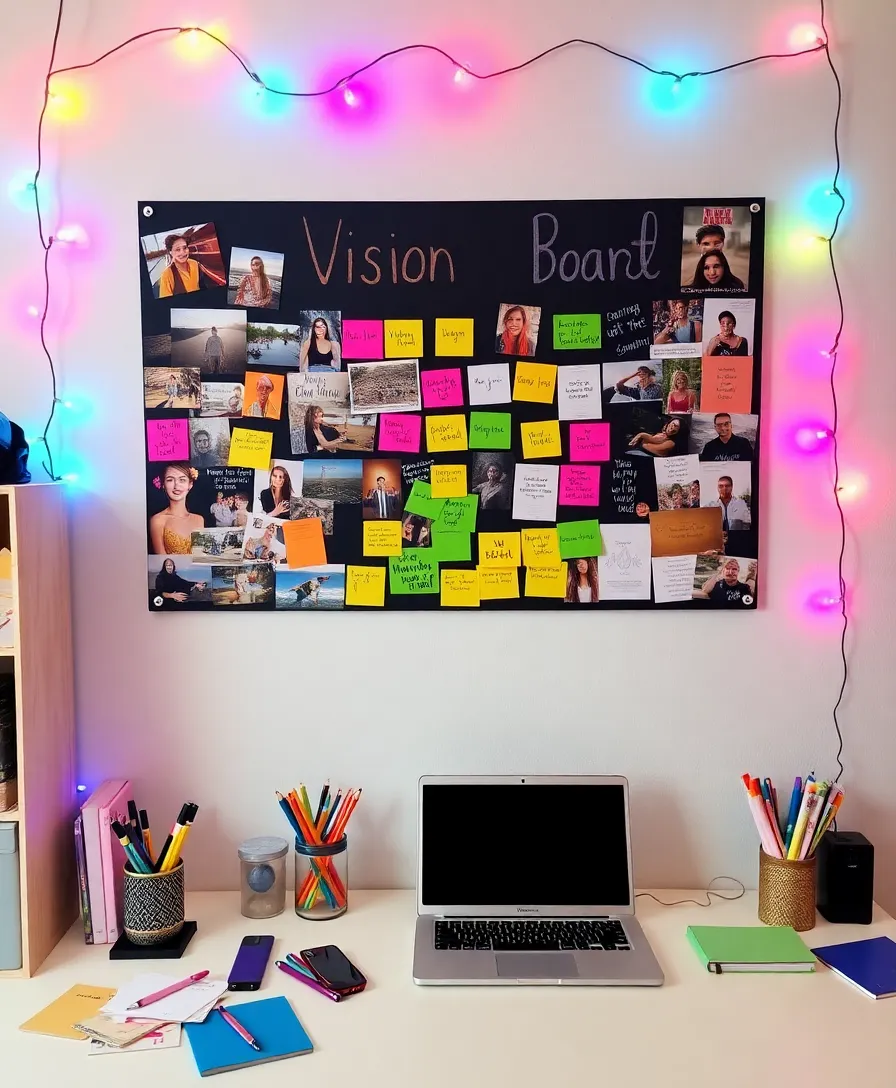 15 Home Office Decor Ideas That'll Boost Your Productivity Instantly! - 4. Inspiring Vision Board