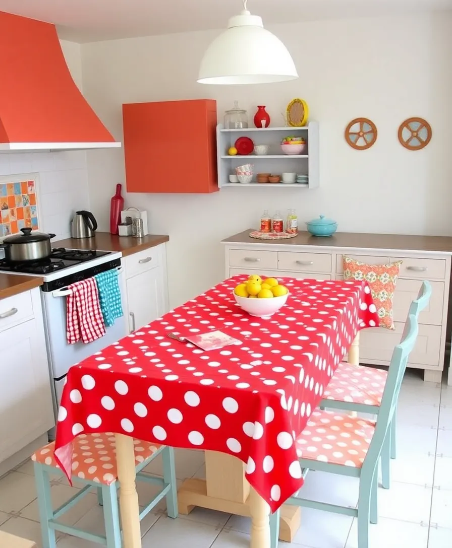 22 Stunning Kitchen Decor Ideas to Make You Fall in Love with Cooking Again (Wait Until You See #10!) - 11. Bright and Bold Textiles