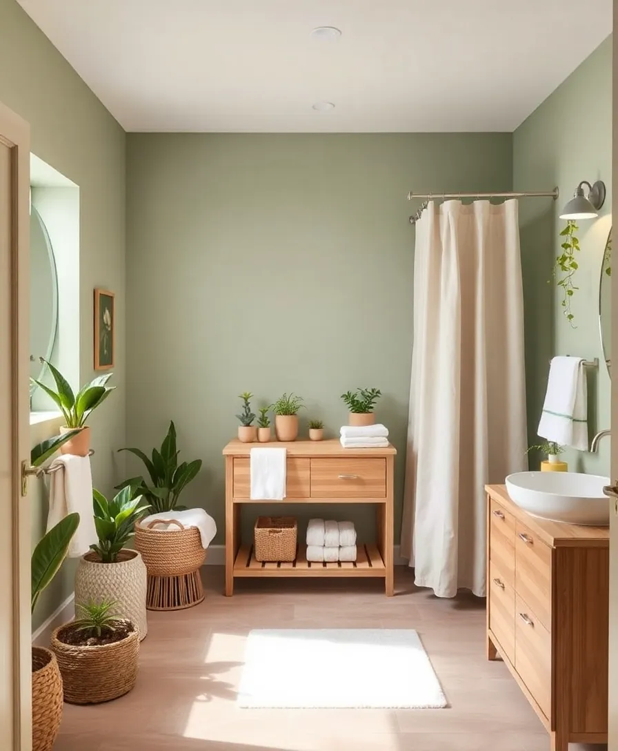 16 Spa-Like Bathroom Styling Ideas That'll Make Every Day Feel Like a Retreat! - 1. Embrace Earthy Tones