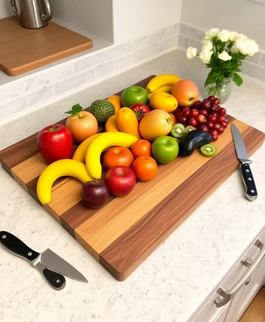 22 Stunning Kitchen Decor Ideas to Make You Fall in Love with Cooking Again (Wait Until You See #10!) - 14. Functional and Decorative Cutting Boards